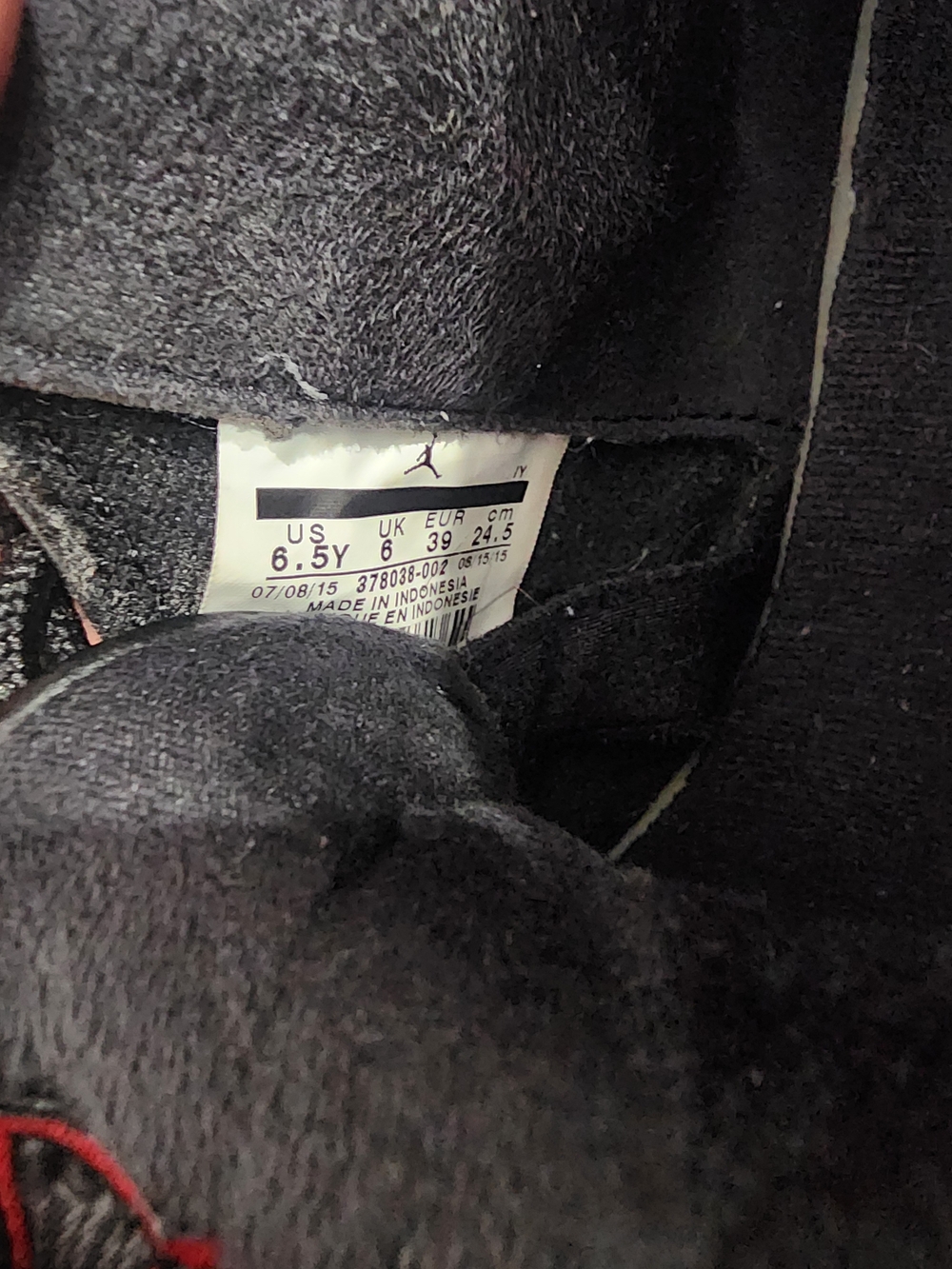 Air Jordan 11 Retro BG Black Sneakers - Picture 6 of 7